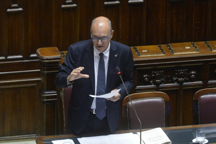 ROMA - Camera dei deputati, Question Time nella foto Giuseppe Valditara