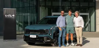 Kia Italia consegna una Seltos a Luciano Darderi