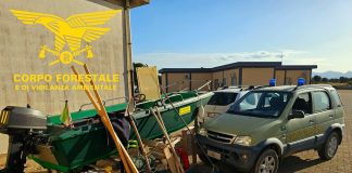 Pesca illegale a Santa Gilla, scattano sequestri e sanzioni