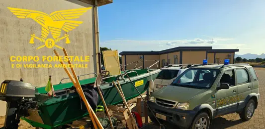 Pesca illegale a Santa Gilla, scattano sequestri e sanzioni