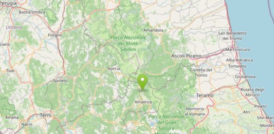 Terremoto di magnitudo 2.9 ad Accumoli, scossa avvertita anche ad Amatrice e Arquata del Tronto