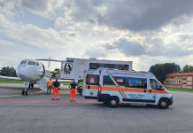 Aeronautica Militare, trasporto sanitario d’urgenza da Lamezia a Milano per un uomo in pericolo di vita