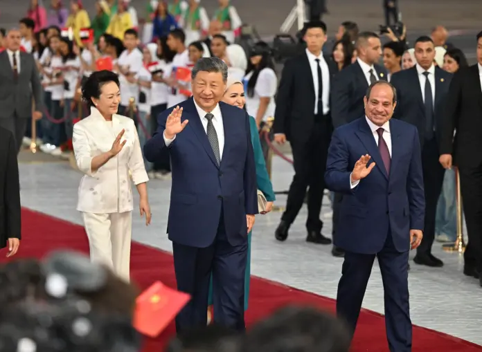 Il Cairo, visita di Stato del presidente cinese Xi Jinping in Egitto