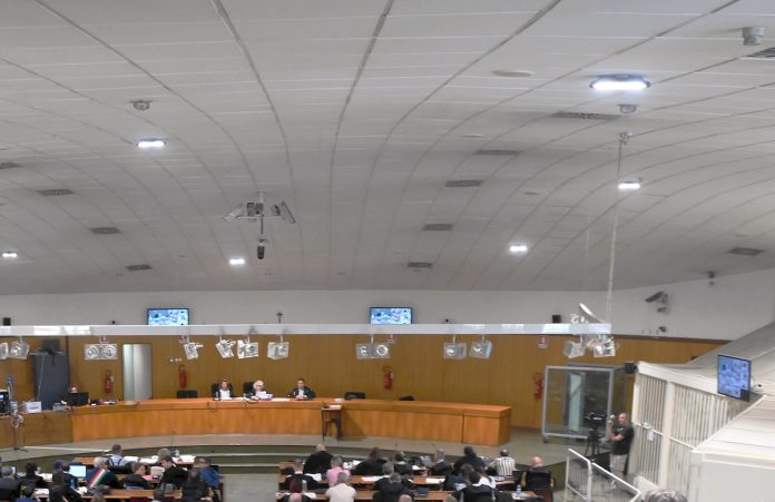 Milano, Aula Bunker di Piazza Filangeri, San Vittore, udienza Processo Hydra