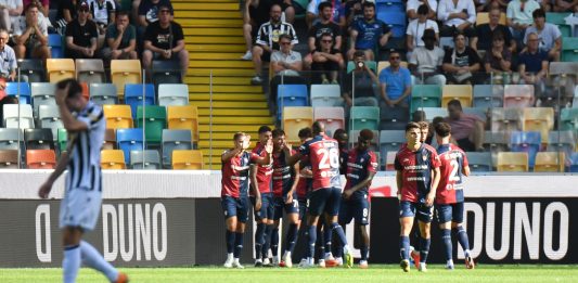 Il Cagliari non si ferma più, un gol di Maldini regala la vittoria in casa dell’Udinese