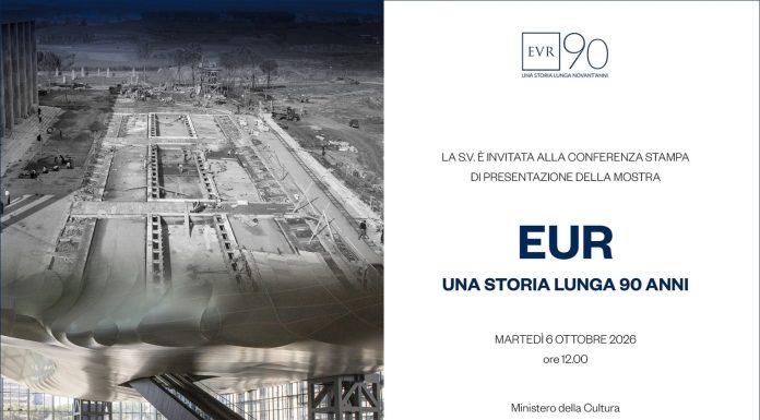 “EUR – Una storia lunga 90 anni”, il 6 ottobre la conferenza di presentazione della mostra al Ministero della Cultura