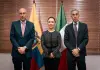 L’ambasciatore italiano in Ecuador Giovanni Davoli ricevuto dalla presidente dell’Assemblea Nazionale, firmato un accordo antimafie