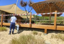 Strutture abusive in uno stabilimento balneare nel Cagliaritano, sequestri e sanzioni