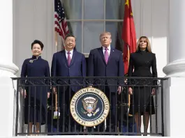Trump accoglie Xi Jinping alla Casa Bianca, la “Super Intelligence” al centro del vertice / Video
