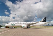 ITA Airways, arriva a Fiumicino il nuovo Airbus A321neo con livrea Star Alliance
