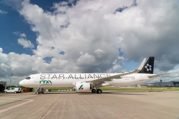 ITA Airways A321neo Star Alliance livery
