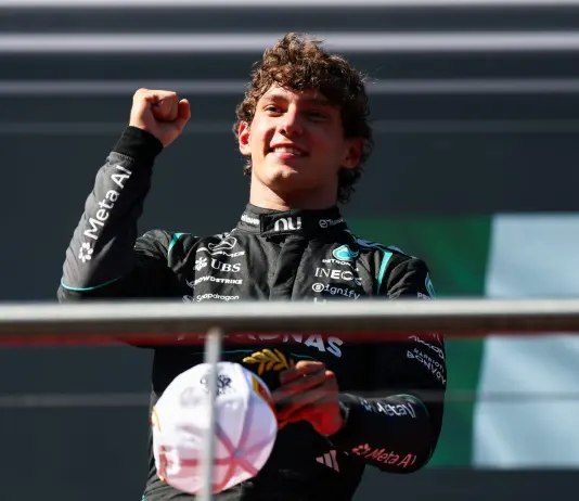 Kimi Antonelli inarrestabile, vince anche al Madring davanti a Verstappen e Norris. Leclerc 4°, Hamilton out