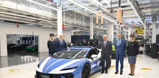 Automobili Lamborghini presenta la nuova Temerario per la Polizia di Stato