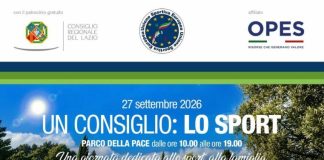 “Un Consiglio: lo sport”, prove gratuite e screening al Parco della Pace a Roma
