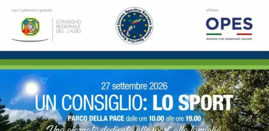 “Un Consiglio: lo sport”, prove gratuite e screening al Parco della Pace a Roma