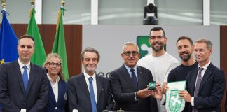 Olimpia Milano a Palazzo Pirelli, Fontana “Tenete alto il nome della Lombardia”
