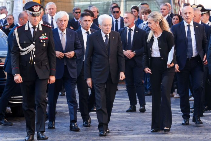Roma, Funerale Laico di Emma Bonino - l’arrivo della autorità