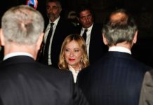 Meloni a Milano per la cena di gala della Fashion Week