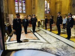 Il generale Masciulli lascia il Comando dell’Interregionale Carabinieri “Ogaden” e rende omaggio ai luoghi simbolo dell’Arma a Napoli