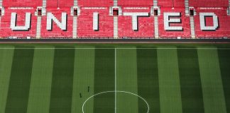Manchester United in debt, patches of the Old Trafford pitch up for sale