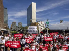 Proteste per Netanyahu all’Onu, fermata Susan Sarandon