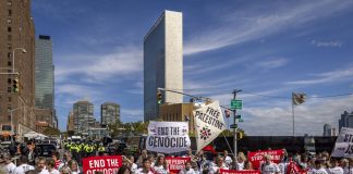 Proteste per Netanyahu all’Onu, fermata Susan Sarandon