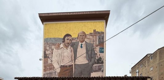 Inaugurato a Canicattì il murale dedicato ad Antonino e Stefano Saetta