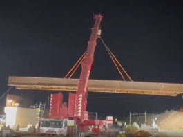 Nuova Autostrada Ragusa-Catania, completato il varo di un nuovo cavalcavia a Chiaramonte Gulfi