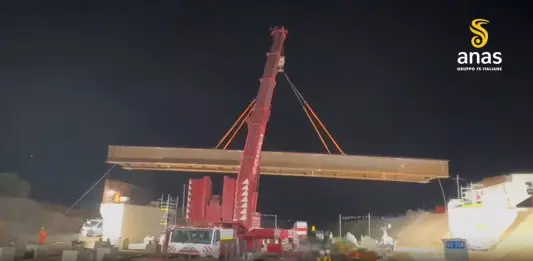 Nuova Ragusa-Catania, varato il cavalcavia in contrada Gerardo a Chiaramonte Gulfi