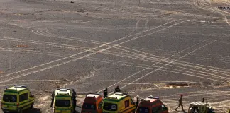 Egypt, 21 dead after bus overturns in South Sinai