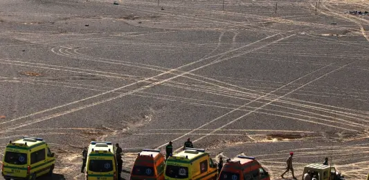 Egypt, 16 dead and 28 injured after bus overturns in South Sinai