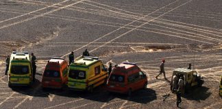 Egypt, 21 dead after bus overturns in South Sinai