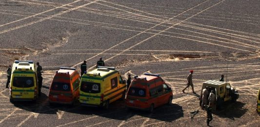 Bus-truck collision in Egypt leaves many dead and injured