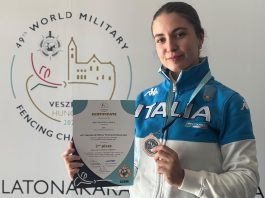 Mondiali Militari, Manuela Spica bronzo nella sciabola a Budapest