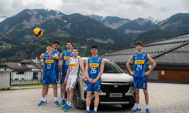 Suzuki scende in campo con gli Azzurri per gli Europei di volley