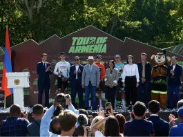 Tour of Armenia, l’Ambasciatore Ferranti partecipa alla cerimonia di premiazione