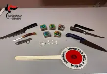 Controlli straordinari dei Carabinieri nel Trapanese, 4 fermi per droga