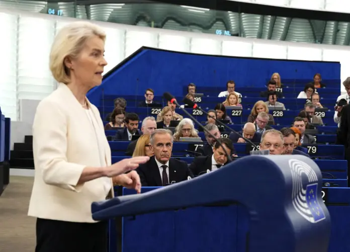 PM Mark Carney at the European Parliament - Strasbourg
