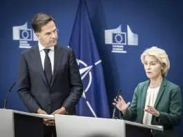 Incontro von der Leyen-Rutte a Bruxelles: “Ue e Nato unite, manterranno la pressione sulla Russia”