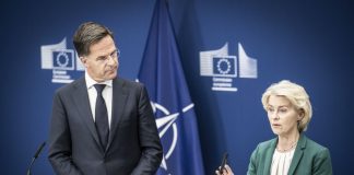 Incontro von der Leyen-Rutte a Bruxelles: “Ue e Nato unite, manterranno la pressione sulla Russia”