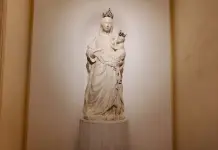Palermo, restaurata la ‘Virgo Lactans’: la statua torna al Chiostro di San Domenico / Video