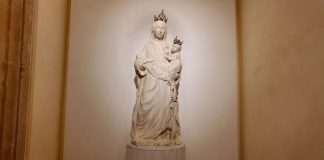 Palermo, restaurata la ‘Virgo Lactans’: la statua torna al Chiostro di San Domenico / Video