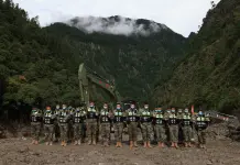 Cina: commemorazioni nello Xizang per le vittime della colata di fango (1)