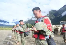 Cina: commemorazioni nello Xizang per le vittime della colata di fango (2)