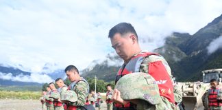 Cina: commemorazioni nello Xizang per le vittime della colata di fango (2)