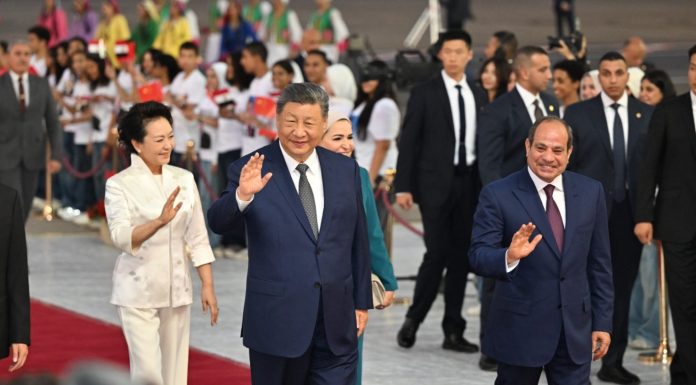 Cina: Xi arriva al Cairo per una visita di Stato in Egitto