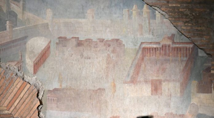 A Roma restaurati affreschi e mosaici delle Terme di Traiano (1)