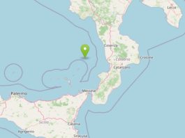 Scossa di terremoto di magnitudo 2.7 nel Tirreno tra la Calabria e le isole Eolie
