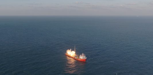 Cina: lanciati nove satelliti dal mare con il razzo Gravity-1 Y3 (2)