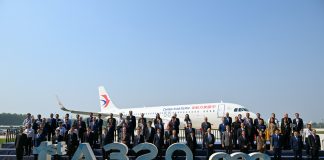 Cina: Airbus consegna il primo A320 assemblato nella nuova FAL di Tianjin (1)